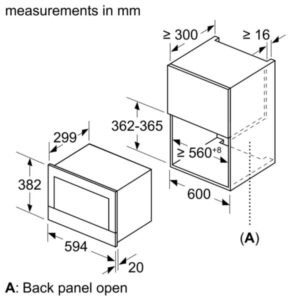 LÒ VI SÓNG ÂM TỦ BOSCH BEL520MS0K SERIE 2 - 66