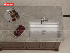 Chậu rửa bát Konox KN7548SO - 15