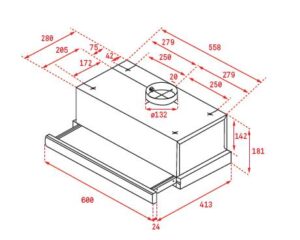 Máy Hút Mùi Âm Tủ Teka TL 6310 40474250 - 27