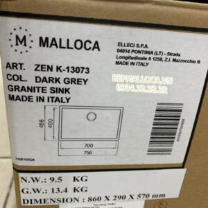 Chậu đá Malloca ZEN K 13040 - 57