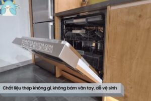 Máy Rửa Chén Âm Bán Phần Bề Mặt Thép Không Gỉ Hafele Hdw-Hi60C 533.23.120 - 87 Máy Rửa Chén Âm Bán Phần Bề Mặt Thép Không Gỉ Hafele Hdw-Hi60C 533.23.120 - 86