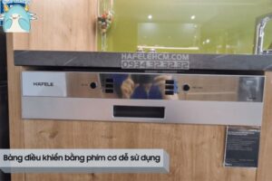 Máy Rửa Chén Âm Bán Phần Bề Mặt Thép Không Gỉ Hafele Hdw-Hi60C 533.23.120 - 83 Máy Rửa Chén Âm Bán Phần Bề Mặt Thép Không Gỉ Hafele Hdw-Hi60C 533.23.120 - 82