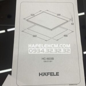 Bếp Từ 3 Vùng Nấu Hafele 60Cm Hc-I603B 536.01.601 - 85 Bếp Từ 3 Vùng Nấu Hafele 60Cm Hc-I603B 536.01.601 - 84