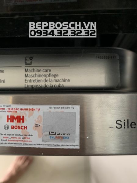 Máy rửa chén âm tủ BOSCH SMV4HCX48E |Serie 4 - 99