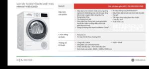 MÁY SẤY BOSCH HMH.WTW85400SG SERIE 6 - 100