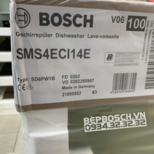 Máy rửa chén bát Bosch SMS4ECI14E series 4 - Hé cửa tự động - 62