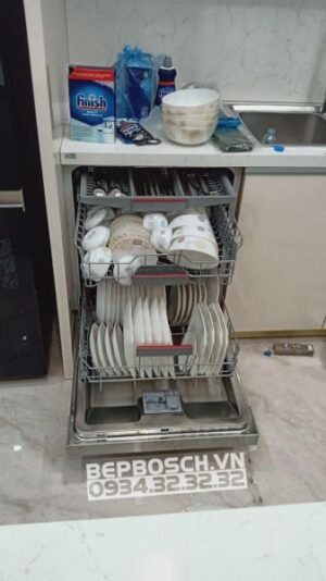 Máy rửa chén bát Bosch SMS4ECI14E series 4 - Hé cửa tự động - 94