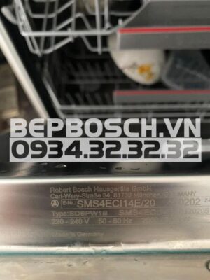 Máy rửa chén bát Bosch SMS4ECI14E series 4 - Hé cửa tự động - 132
