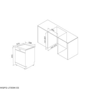 Máy rửa chén Malloca MDW14-B09FI - 3