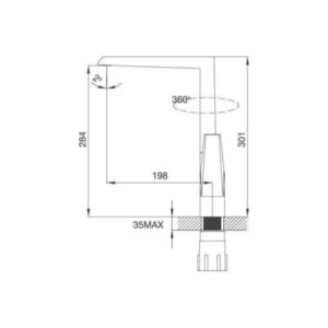 Vòi Rửa Chén Malloca K291C - Vòi mạ Chrome - 4 Vòi Rửa Chén Malloca K291C - Vòi mạ Chrome - 3