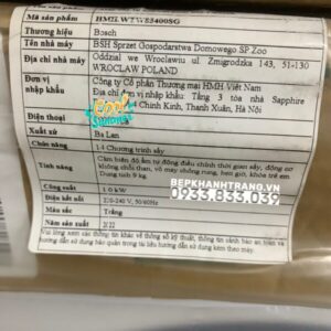 MÁY SẤY BOSCH HMH.WTW85400SG SERIE 6 - 176