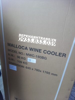 Tủ rượu đứng độc lập hoặc âm tủ Malloca MWC-180BG - 49