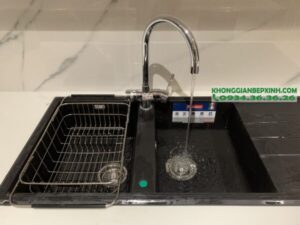 CHẬU RỬA CHÉN KONOX GRANITE SINK PHOENIX 1160 SILVER - 27