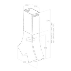 Máy hút mùi Elica YE - 10 Máy hút mùi Elica YE - 9