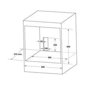 Lò nướng âm tủ 65 lít Hafele HO-2K65A 538.61.431 - 22 Lò nướng âm tủ 65 lít Hafele HO-2K65A 538.61.431 - 21