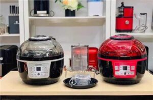 Nồi chiên không dầu Klarstein turbo 9L (màu đỏ, đen) - 8 Nồi chiên không dầu Klarstein turbo 9L (màu đỏ, đen) - 7