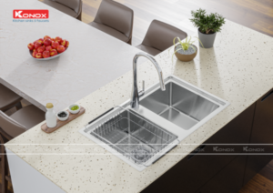 VÒI RỬA BÁT KONOX CURVA CHROME - 14 VÒI RỬA BÁT KONOX CURVA CHROME - 13