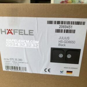 CHẬU ĐÁ HAFELE HS19-GEN2R90 MÀU BLACK 570.35.380 - 46 CHẬU ĐÁ HAFELE HS19-GEN2R90 MÀU BLACK 570.35.380 - 45