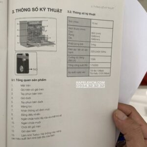 Máy rửa chén âm tủ Hafele HDW-FI60AB 538.21.330 - 169 Máy rửa chén âm tủ Hafele HDW-FI60AB 538.21.330 - 168