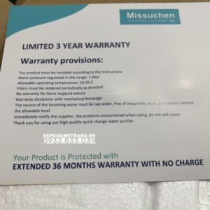 MÁY LỌC NƯỚC MISSUCHEN SKU6300 - 105 MÁY LỌC NƯỚC MISSUCHEN SKU6300 - 104