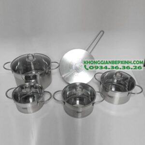 Bộ nồi Kaff cao cấp 5 món Inox 304 KF-ST09304 - 17 Bộ nồi Kaff cao cấp 5 món Inox 304 KF-ST09304 - 16