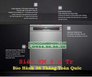 Máy rửa chén độc lập Hafele HDW-F60G 535.29.590 - 326 Máy rửa chén độc lập Hafele HDW-F60G 535.29.590 - 325