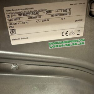 Máy sấy quần áo BOSCH HMH WTB86201SG|Serie 4 - 11