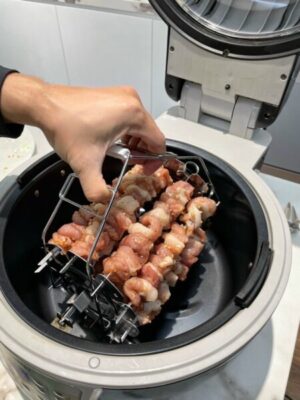 Nồi chiên không dầu Klarstein turbo 9L (màu đỏ, đen) - 12 Nồi chiên không dầu Klarstein turbo 9L (màu đỏ, đen) - 11