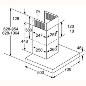 MÁY HÚT MÙI BOSCH HMH.DWB77CM50|SERIE 6 - 10 MÁY HÚT MÙI BOSCH HMH.DWB77CM50|SERIE 6 - 9