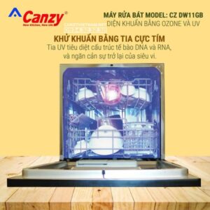Máy rửa bát Canzy CZ-DW11GB - 48