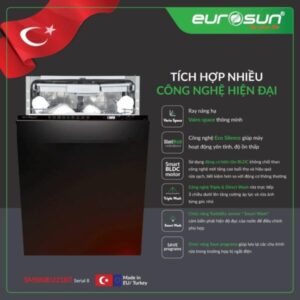 Máy rửa bát âm toàn phần EUROSUN SMS80EU21BT Serial 8 - 89 Máy rửa bát âm toàn phần EUROSUN SMS80EU21BT Serial 8 - 88
