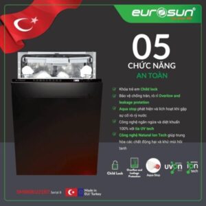 Máy rửa bát âm toàn phần EUROSUN SMS80EU21BT Serial 8 - 97 Máy rửa bát âm toàn phần EUROSUN SMS80EU21BT Serial 8 - 96