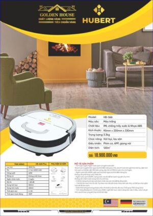 ROBOT HÚT BỤI - LAU NHÀ HUBERT HB-S66 - 7