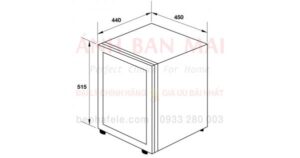 Tủ mát mini Hafele HC-M48G 568.30.301 - 10 Tủ mát mini Hafele HC-M48G 568.30.301 - 9