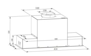 MÁY HÚT MÙI ÂM TỦ TOÀN PHẦN KAFF KF-BI80PR - 9 MÁY HÚT MÙI ÂM TỦ TOÀN PHẦN KAFF KF-BI80PR - 8