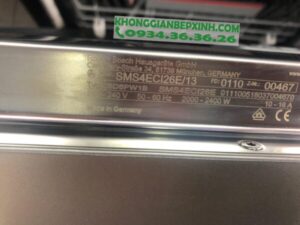 Máy Rửa Bát Bosch SMS4ECI26E - 52 Máy Rửa Bát Bosch SMS4ECI26E - 51