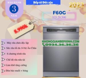 Máy rửa chén độc lập Hafele HDW-F60G 535.29.590 - 342 Máy rửa chén độc lập Hafele HDW-F60G 535.29.590 - 341