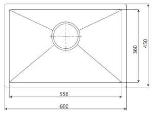 CHẬU RỬA INOX KAFF KF-HM6045BI