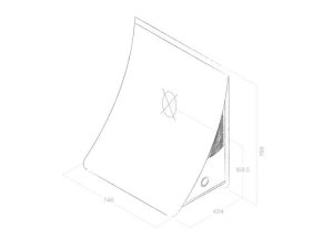 Máy hút mùi kính vát Elica NUAGE PAINTABLE/F/75 PRF0098374 - 8 Máy hút mùi kính vát Elica NUAGE PAINTABLE/F/75 PRF0098374 - 7