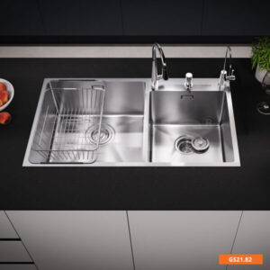 Chậu rửa chén bát Garis GS21.82 - 14 Chậu rửa chén bát Garis GS21.82 - 13