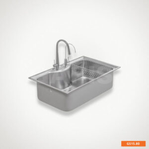 Chậu rửa chén bát có 1 hố lớn Garis GS15.80 - 9