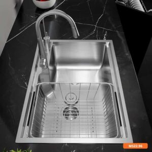 Chậu rửa chén bát có 1 hố nhỏ Garis GS11.58 - 13