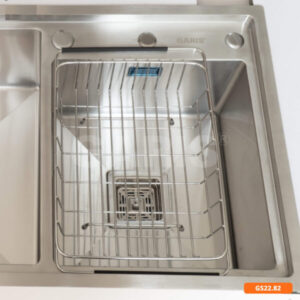 Chậu rửa chén bát 2 hố lệch sâu lòng vuông Garis GS22.82 - 14 Chậu rửa chén bát 2 hố lệch sâu lòng vuông Garis GS22.82 - 13