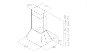 Máy hút mùi đảo ELICA IKONA BL MAT/A/60 PRF0164784 - 6