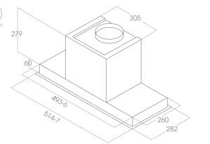 Máy hút mùi Elica HIDDEN 2.0 IXGL/A/90 PRF0097708A - 7