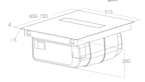 Máy hút mùi kết hợp bếp từ Elica NIKOLATESLA FIT BL/A/72 PRF0167054 - 7 Máy hút mùi kết hợp bếp từ Elica NIKOLATESLA FIT BL/A/72 PRF0167054 - 6