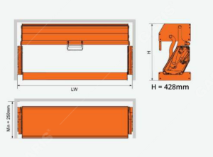 Giá gia vị nâng hạ trợ lực thông minh Garis GL05.702 - 8 Giá gia vị nâng hạ trợ lực thông minh Garis GL05.702 - 7