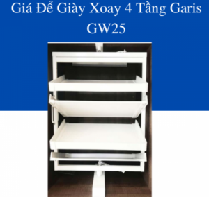 Giá để giầy 4 tầng xoay 360 độ Garis GW25 - 5 Giá để giầy 4 tầng xoay 360 độ Garis GW25 - 4
