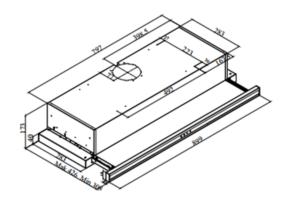 Máy Hút Mùi Bếp Âm Tủ Fagor 3AF3-941B - 3