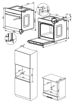LÒ NƯỚNG ÂM TỦ Q-CLASS FAGOR 8H-185TCNA - 1 FAGOR 8H-185TCNA